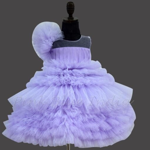 Lavender-Multi-Layered-Dress-Girls-Gowns