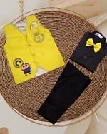 Shinchan birthday dress for baby boy printed waistcoat party wear cute style