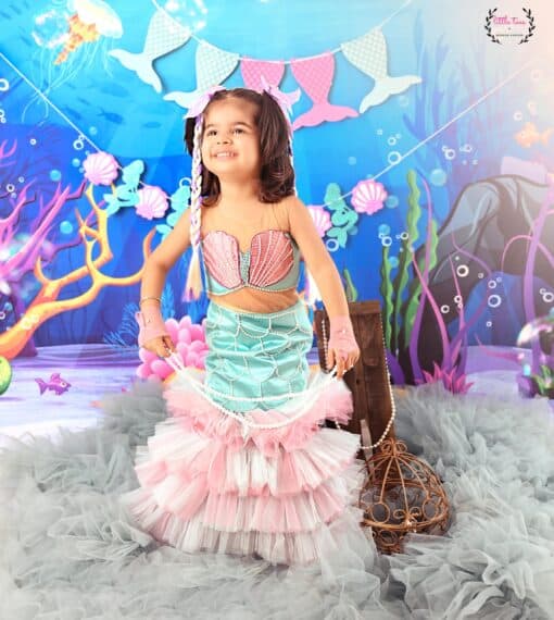 stylish-mermaid-one-piece-costume-for-girls