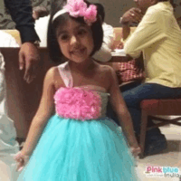 Pink Flower Girl Tutu Dress