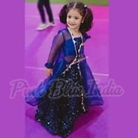 Baby Girl Blue Lehenga
