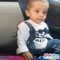 White T-shirt with Waistcoat