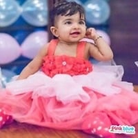 Stylish First Birthday Baby Frock