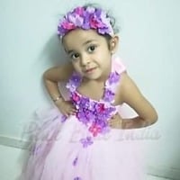 Baby girl birthday tutu dress india party wear cute fluffy princess look