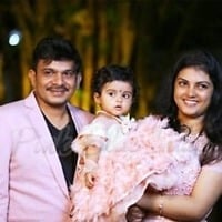 Girls Peach Party Feather Dress