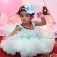 Green Bouquet Birthday Dress