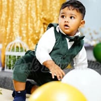 Boys Partywear Velvet Suit