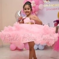 One Shoulder Ruffle Party Gown