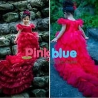 Long Tail Princess Birthday Dress