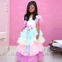 Rainbow Unicorn Birthday Dress