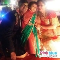 Baby Girl Pink Indo-Western Gown