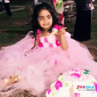 Pink Baby Tutu Party Flower Dress