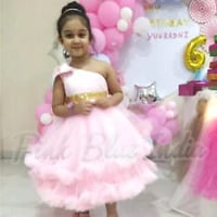 Pink Ruffle Party Dress