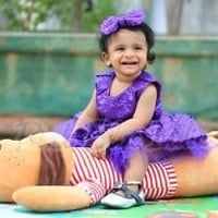 Purple Party Layered Dress