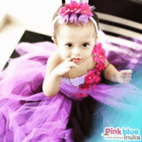 Purple Flower Girl Wedding Tutu