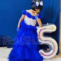 Royal Blue Birthday Gown