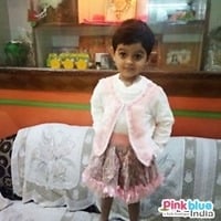 Pink and White Party Frock