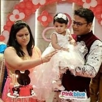 High Low White Flower Girl Dress