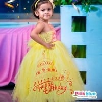 Yellow Birthday party Tutu Dress