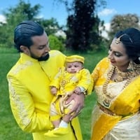 Beautiful Yellow Matching Family Outfits