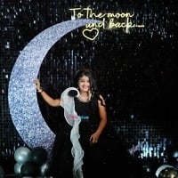 Black Party Wear Designer Gown