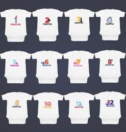 Milestone Rompers Boys