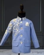 Kids embroidered jodhpuri suit wedding party wear ethnic royal stylish outfit
