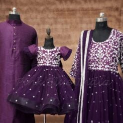 Ethnic-family-matching-set-for-indian-wedding