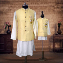 designer-wedding-matching-kurta-pyjama-for-father-and-son