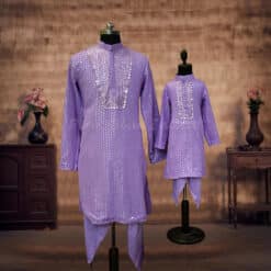 mirror-work-father-son-twinning-kurta-salwar-for-wedding