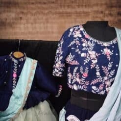 mommy-daddy-baby-ethnic-matching-outfits-for-wedding