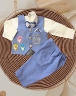 Baby Shark Kids Birthday Outfit Custom Handmade Theme Costume Pink Blue India