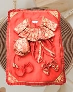 Baby Girl Jamna Set Newborn Gift Clothing Set Pink Blue India