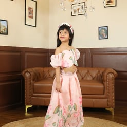 pink-party-wear-crop-top-skirt-set-for-girls