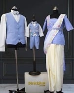 Family Matching Shark Theme Birthday Outfits for Kids and Parents Pink Blue India