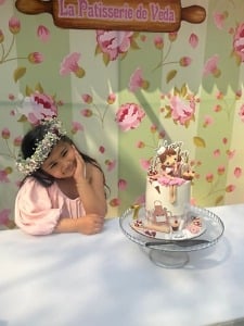 Samiksha Jain daughter birthday dress cute girls party outfit