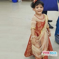 Baby Girl Indo Western Gown for wedding