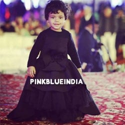 Black Birthday Party Gown for Girl