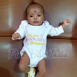 first diwali baby onesie