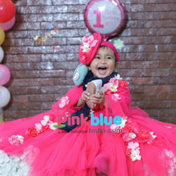 Girl First Birthday Ball Gown happy client diary Image