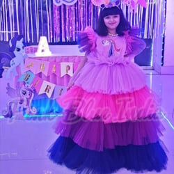 Unicorn Colorful Birthday Gown happy client diary