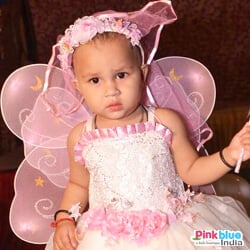 Lil Princess Pink Fairy Butterfly Wings Wand Costume
