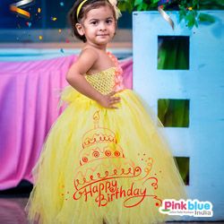 Yellow Birthday party Tutu Dress